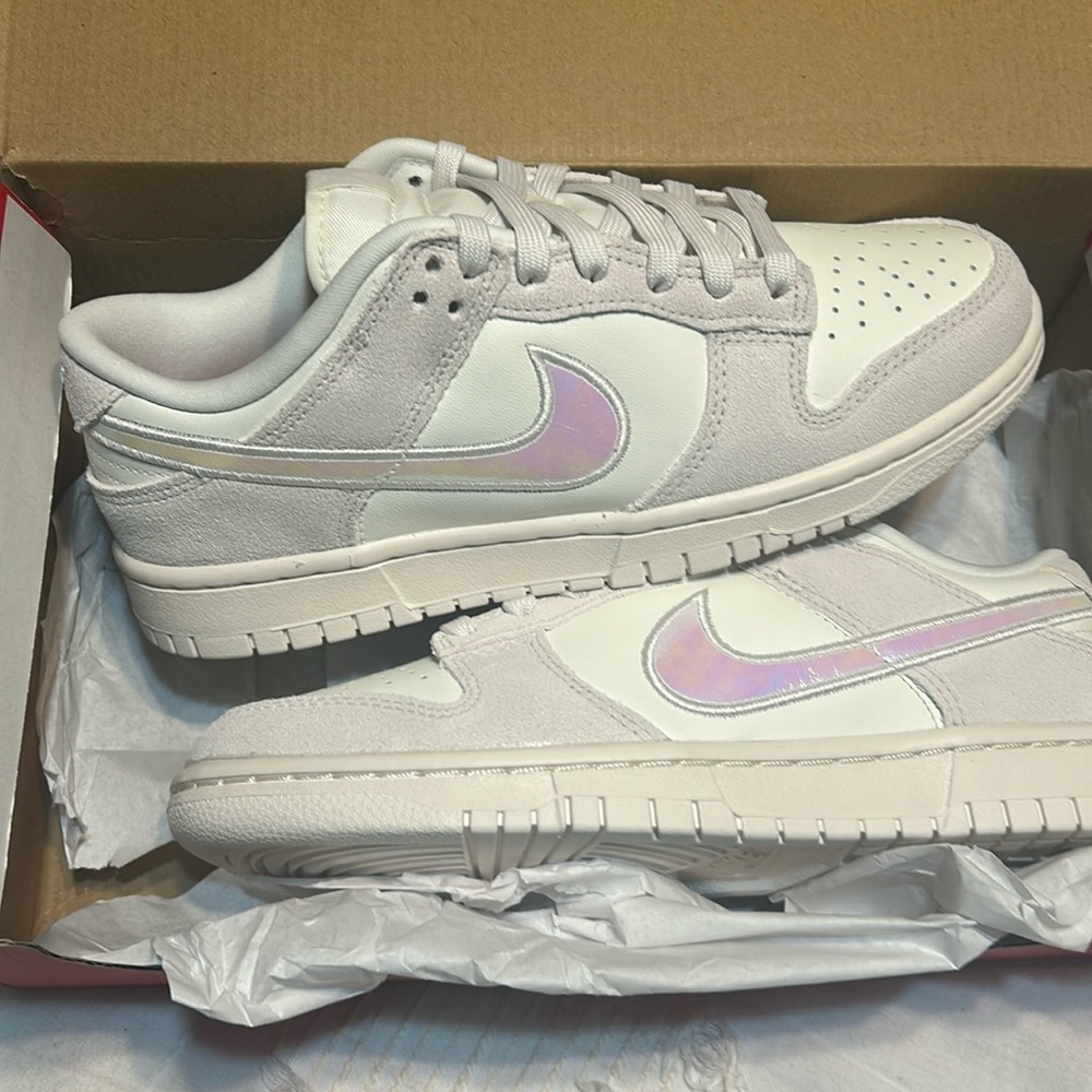 Women’s Nike Dunk Low Iridescent size 8.5